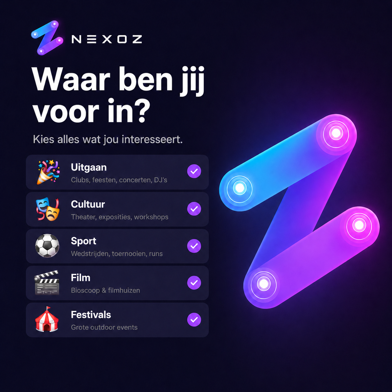 Interesses kiezen